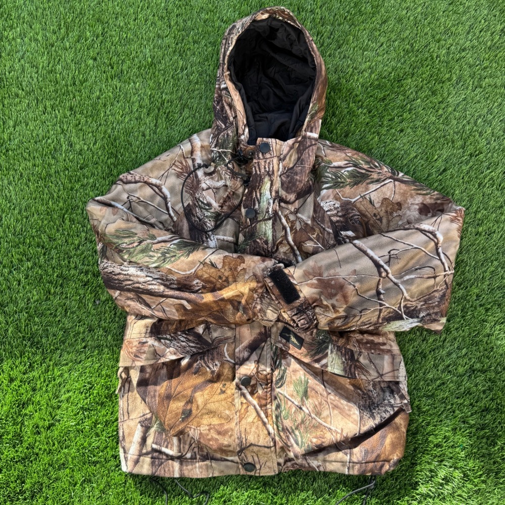 Sportsman's Warehouse Youth L Hunting Jacket Realtree Camo Hooded HSW3523